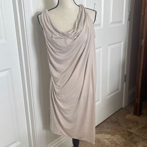The most comfortable jersey dress ever. Built in bra area.  Fluxus soft tshirt